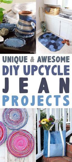 unique and awesome diy upcycle jean projects