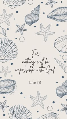 the words for nothing will be impossible with god