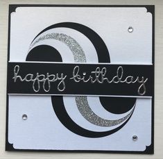 a happy birthday card with the number 6 on it's front and back side