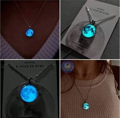 قلادات متدلية, Galaxy Jewelry, Bff Jewelry, Pretty Jewelry Necklaces, Magical Jewelry, Jewelry Accessories Ideas, Dark Moon, Pendant For Women, Girly Accessories