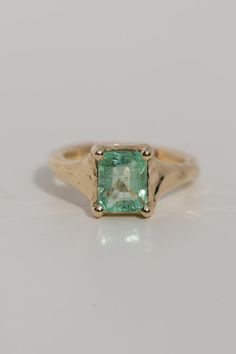 Real Emerald Ring Vintage, Unqiue Emerald Ring, Handmade Vintage Emerald Ring, Classic Handmade Emerald Ring, Nature-inspired Emerald Ring, Colorful Engagement Rings, Emerald Set, Emerald Ring Gold