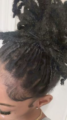 Jet Black Locs, 4c Locs, Black Locs, Protective Hairstyles Braids, Dread Hairstyles, Hair Laid