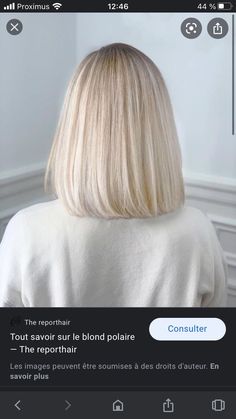 Cool Blonde Hair, Lob Hairstyle, Beauty Hair Makeup, Hair Makeover, Platinum Blonde Hair, Short Blonde Hair, Plaits