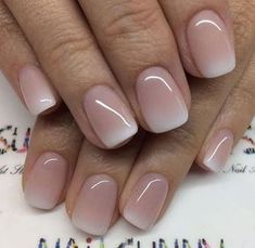 French Fade Nails, Fall Wedding Nails, Light Colored Nails, Wedding Nails French, Light Nails, Stylish Nails Designs, Makijaż Smokey Eye, Super Nails