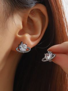 DescriptionPrincessAce - Cubic Zirconia Heart Shaped Stud Earrings
Gender:Women
Color:Silver
Material:Copper
Magnetic:No
Details:Heart
Style:Glamorous
Earring Studs Materials:Copper Alloy
PrincessAce Silver Heart Cut Crystal Earrings For Wedding, Heart Cut Crystal Earrings, Silver Heart Cut Crystal Earrings, Silver Heart Cut Earrings With Sparkling Stones, Crystal Heart Earrings, Earring Studs, Silver Material, Woman Colour, Heart Shapes