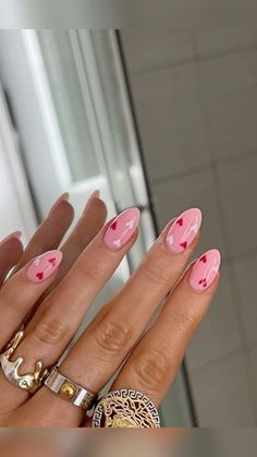 Valentine Nails Pink, Pink Acrylic Nails, Pretty Acrylic Nails