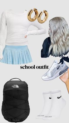 7th Grade Outfits, School Backpack Essentials, Preppy Fits, Backpack Essentials, Christmas Outfits, 7th Grade, Summer Fits, School Backpack, Cute Everyday Outfits