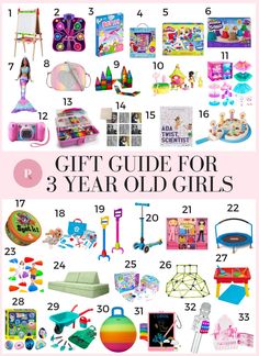 650+ Gift Ideas For Everyone on Your List (2023) - Paisley & Sparrow Christmas 2024 Gift Ideas Kids, Christmas Gift Ideas For 3 Year Girl, Best Gifts For 3 Year Girl, Christmas Gifts For 3 Year Girl, Gifts For 3 Year Girl, Toddler Gift Ideas, Best Toddler Gifts, Scientist Gifts, Mermaid Barbie