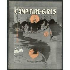 an old book with the title campfire girls