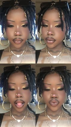 ₊˚ෆ Follow me for more 𐙚 visit my boards ₊˚ෆ Edgy Style Summer, Natural Locs, Makeup Fails, Glam Aesthetic, Makeup For Black Skin, Brown Skin Makeup, Alternative Makeup, Cool Makeup Looks, Ethereal Makeup