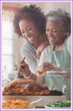 Mother & Daughter Cooking Turkey - MasterBundles Collage. Funny Family, Family Thanksgiving, Family Humor