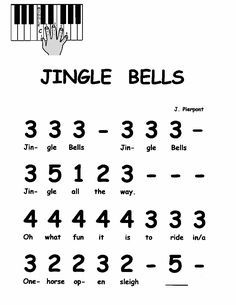 an image of a sheet with the words jingle bells written in black and white on it