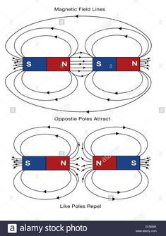 magnetic field lines are shown in this diagram