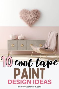 the top 10 cool tape paint design ideas for walls and furniture in your home or office