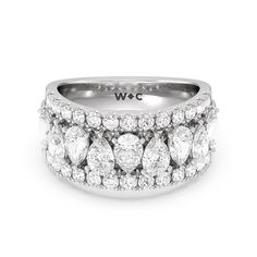 https://embed.imajize.com/3823562 Anniversary Bands For Her, Ring Redesign, Stone Ring Design, Diamond Anniversary Bands, Fancy Stones, Gorgeous Engagement Ring, North South, Diamond Anniversary, Anniversary Bands