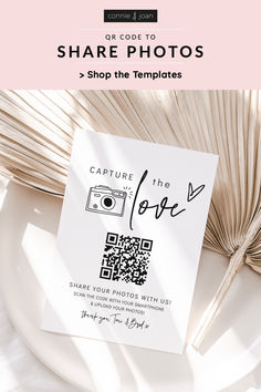 Wedding Reception Sign, Capture the Love Printable Templates, Shared Photo Album for Wedding Guests Love Qr Code, Qr Code Template, Save Money Wedding, Wedding Photo Sharing, Qr Code Sign, Digital Photo Album, Graduation Party Centerpieces, Wedding Reception Signs, Mom Wedding