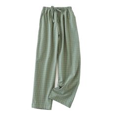 Color: Green, Size: XL Green Pajama Pants Outfit, Green Pajama Pants, Soft Girl Outfits, Aesthetic Stores, Soft Grunge Aesthetic, Comfortable Pajamas, Artsy Outfit, Flannel Pajamas, Comfy Pants