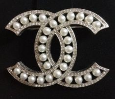 Antique Victorian Rose Cut Diamond Brooch 925 Sterling Silver - Etsy Chanel Pins, Chanel Pearl, Chanel Brooch, Metal Brooch, Rhinestone Letters, Brown Gemstone, Chanel Pearls, Chanel Accessories, Diamond Brooch