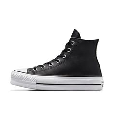 PRICES MAY VARY. Premium leather upper Elevated outsole 90s inspired EVA insole for cushioning Black Hightop Converse Outfit, How To Style Converse High Tops, Hightop Converse Outfit, Styling Converse High Tops, Converse High Tops Outfit, Black Hightop Converse, How To Style Converse, High Top Converse Outfits, Converse Outfits