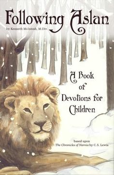 a book cover with an image of a lion in the snow