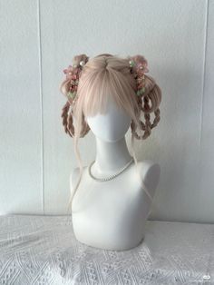 Angelic Hair, Fairytale Hair, Pretty Hair Cuts, Cool Hair Designs, Competition Hair, Hair Sketch, Kawaii Hairstyles, Hair Up Styles, Hair Reference