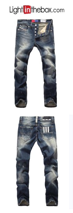 Men Street Chic Jeans Big Men Suits, Converse T Shirt, Chic Jeans, Men's Bottoms, Cheap Jeans, Mens Gear, Diesel Jeans, Mens Straight Jeans, Men Street