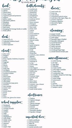 a printable list with the words, cleaning tips and other things to do on it