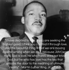 martin luther king quote about love