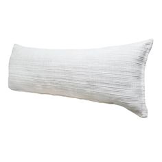 a white pillow on a white background