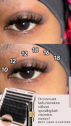 Fluffy Eyelash Extension Kit Volume Lash Clusters Kit 10-18mm Individual Lashes Clusters   Follow for beauty inspiration, tutorials, and exclusive deals. #BeautyProducts #SkincareRoutine #MakeupAddict #BeautyInfluencer #lashextensions #lashextensions #naturallashclusters Cat Eye Lash, Cluster Eyelashes, Lash Clusters