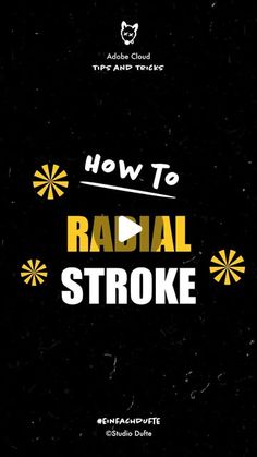 Studio Dufte on Instagram: "How to create Radial Stroke Effect in Adobe Illustrator

#adobeillustrator #adobeillustratortutorial #adobeillustratortips #illustratortutorial #adobeillustratortools #graphicdesign #graphicdesigner #graficdesigntip #graficdesignerlife" Illustrator Hacks, 100k Views, Grafic Design