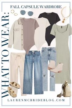 Get ahead of the fashion trends and create an effortless capsule wardrobe for fall 2023 that's perfect for women in their 30s and 40s! Mix and match any of these pieces for a super cute mom outfit 🍁🤍 Browse now to make your fall wardrobe the best it's ever been. Wardrobe For Women, Women In Their 40s, Lauren Mcbride, Mom Outfit, Fall Capsule Wardrobe, Fall 2023, Casual Work, Mom Outfits