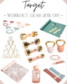 the target workout gear 20 % off sale