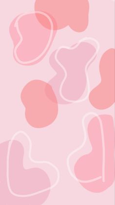 an abstract pink and white background with hearts in the shape of heart shapes on it