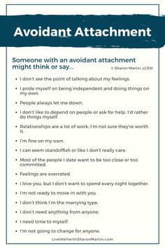 Avoidance Attachment Style, Secure Attachment Style, Attachment Quotes, Avoidant Attachment Style, Sharon Martin, Avoidant Personality