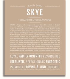 Frame Options | Tan | No Frame Island Of Skye, Middle English, Old Norse, My Type, Place Names, Isle Of Skye