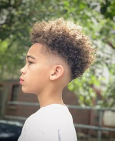 Mixed Boy Haircut Curly Hair, Kids Hairstyles Boys