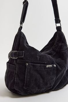 Black Wishlist, Cross Over Bags, Corduroy Sling Bag, Streetwear Bags, Aesthetic Bag, Over The Shoulder Bag, Bag Aesthetic, Side Bag