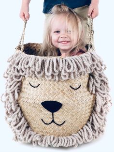 We love this Natural Lion Basket from Bellybambino! It would look right at home in a neutral nursery or a safari themed childs bedroom! Safari Nursery Theme, Jungle Bedroom Theme, Floor Basket, Jungle Theme Nursery, Lion Toys, Floor Baskets, Safari Theme Nursery, Belly Basket, Toy Storage Baskets