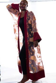 plus size robe for tall women Luxury Wedding Sets With Kimono Sleeves, Luxury Green Kimono For Festivals, Burgundy Abaya Outfit, Luxury Purple Kimono For Women, Elegant Sheer Robe For Party, Elegant Long Sleeve Red Abaya, Elegant Red Long Sleeve Abaya, Elegant Fall Party Kimono, Elegant Sheer Party Kimono