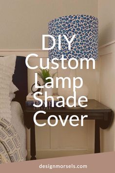 diy custom lamp shade cover How To Redo A Lamp Shade, Painting Old Lamps Diy Projects, Diy Linen Lamp Shade, Lamp Shade Diy Makeover, Diy Lamp Shade Cover, Covering Lamp Shades With Fabric, Fabric Covered Lamp Shade Diy, Redo Lamp Shade Diy