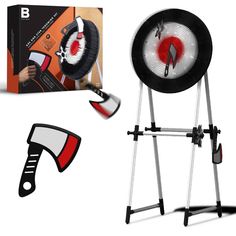 The Black Series Axe and Star Throwing and Target Set features three plastic axes and three stars designed for play indoors or out with the special target. Learn how to throw axes and stars at a target safely while honing your aim. Thanks to the durable plastic bristles on the target capture the axes without having to puncture paper or stick into foam, so you can reuse the same target again and again. Plus, it comes with a stand too.?Keep your eye on the bullseye and keep practicing to improve y Big Group Activities, Viking Birthday Party, Dirty Santa Gift Ideas, Family Olympics, Viking Birthday, Fall Harvest Festival, Throwing Games, Kid Gift Ideas, Medieval Decor