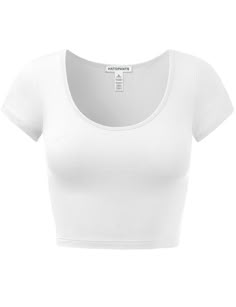 Nicki Minaj Concert, Dr Mundo, Crop Top Blanco, Scoop Neck Crop Top, Short Sleeve Tops, Cute Everyday Outfits, White Crop, White Crop Top, Preppy Outfits