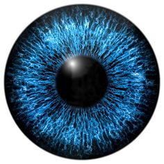 an image of a blue eyeball