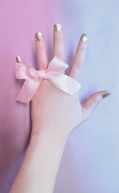 "Feel more feminine when you wear this pink satin ribbon bow around your finger!  Bow is attached to a 2.75\" elastic band." Pink Slippers, Satin Ribbon Bow, Toenail Polish, Bow Bracelet, Bow Ring, Closed Toe Shoes, Ribbon Bow, Casual Socks, Pink Satin