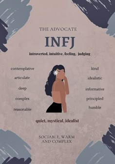 Infj Advocate Aesthetic, Infj Advocate, Infj Traits, Personalidad Infj, Isfj Personality, Infj Psychology, Infj Type, Intj And Infj, Infj Mbti