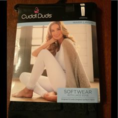 Lightweight For Warmth Without Bulk Modal And Spandex. The Ideal Everyday Layer, Softwear Is Unbelievably Soft To The Touch And Effortlessly Stretches With Your Body For All Day Comfort Cuddl Duds, Colorful Leggings, Pant Jumpsuit, Pants For Women, Spandex, Leggings, Pants, Women Shopping, Black