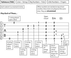 a diagram showing the different types of tabulars and numbers in each type of tabulator