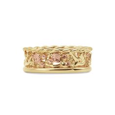 This Rose Garden Ring radiates enchantment; its floral design, fine details, and two-tone hue generate a mesmerizing effect that any princess-to-be would cherish. Perfect for the girl who dreams of frolicking through a field of roses, this ring adds a touch of whimsy and elegance to any jewelry collection, transforming everyday moments into a fairytale. Garden Ring, Field Of Roses, Gold Vermeil Jewelry, Birthstone Gifts, Vermeil Jewelry, Pearl Gemstone, Watch Gifts, Silver Pieces, Rose Garden