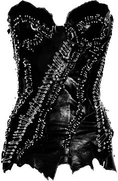 Christophe Decarnin, Apocalyptic Fashion, Leather Bustier, Leather Corset, Mode Inspiration, Goth Fashion, Look Chic, Punk Fashion